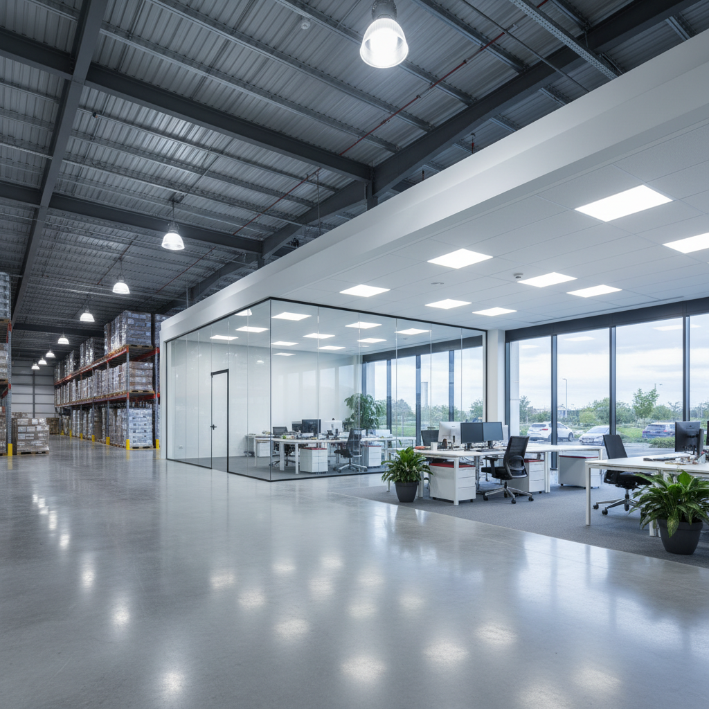 Éclairage LED haute performance en milieu professionnel