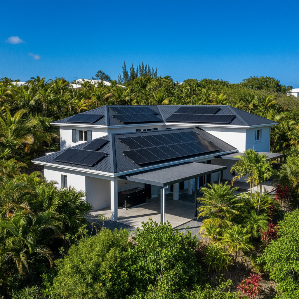 Villa autonome aux Antilles